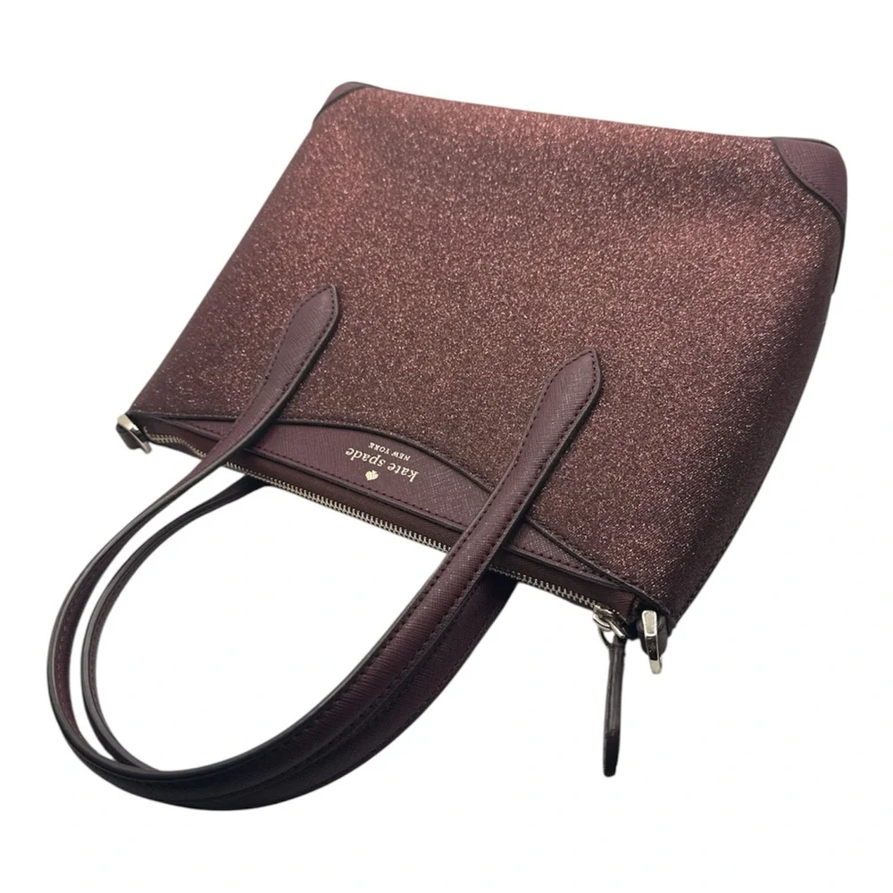 Kate Spade Shimmy Glitter Satchel – Deep Nova (Style K4625) – Excellent Used Con - Picture 5 of 11